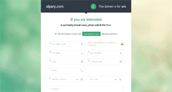 Desktop Screenshot of alpary.com