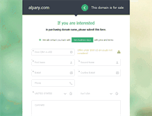 Tablet Screenshot of alpary.com